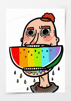 熊猫围观吃瓜图片,萌态十足引网友热议